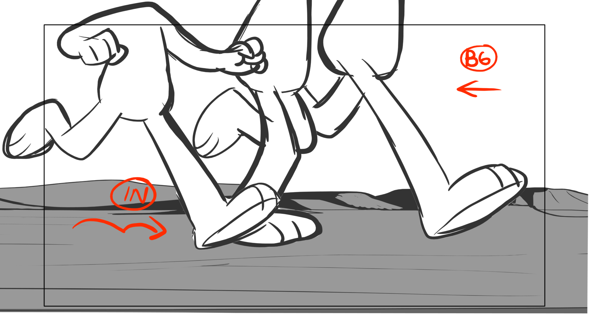 Venom Wars — Escena 3, panel 1, storyboard by Melissa Ballesteros